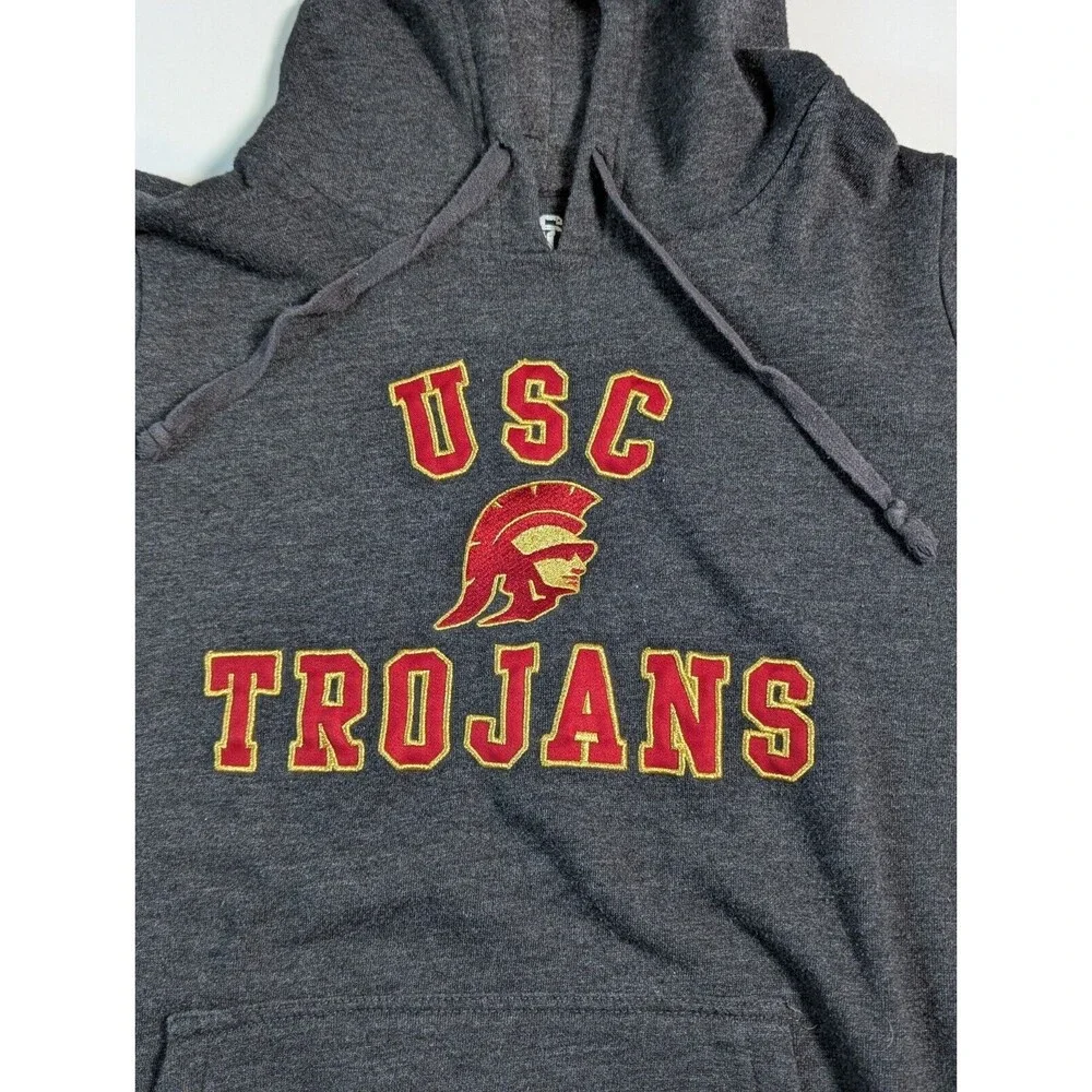 SC Apparel Authentic USC Women Gray Sweatshirt Size M